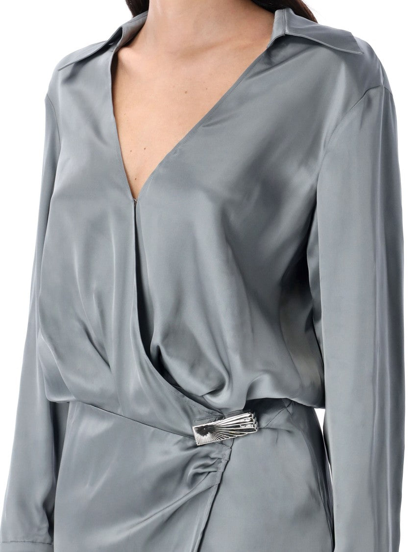 The Attico Long Chemisier Dress