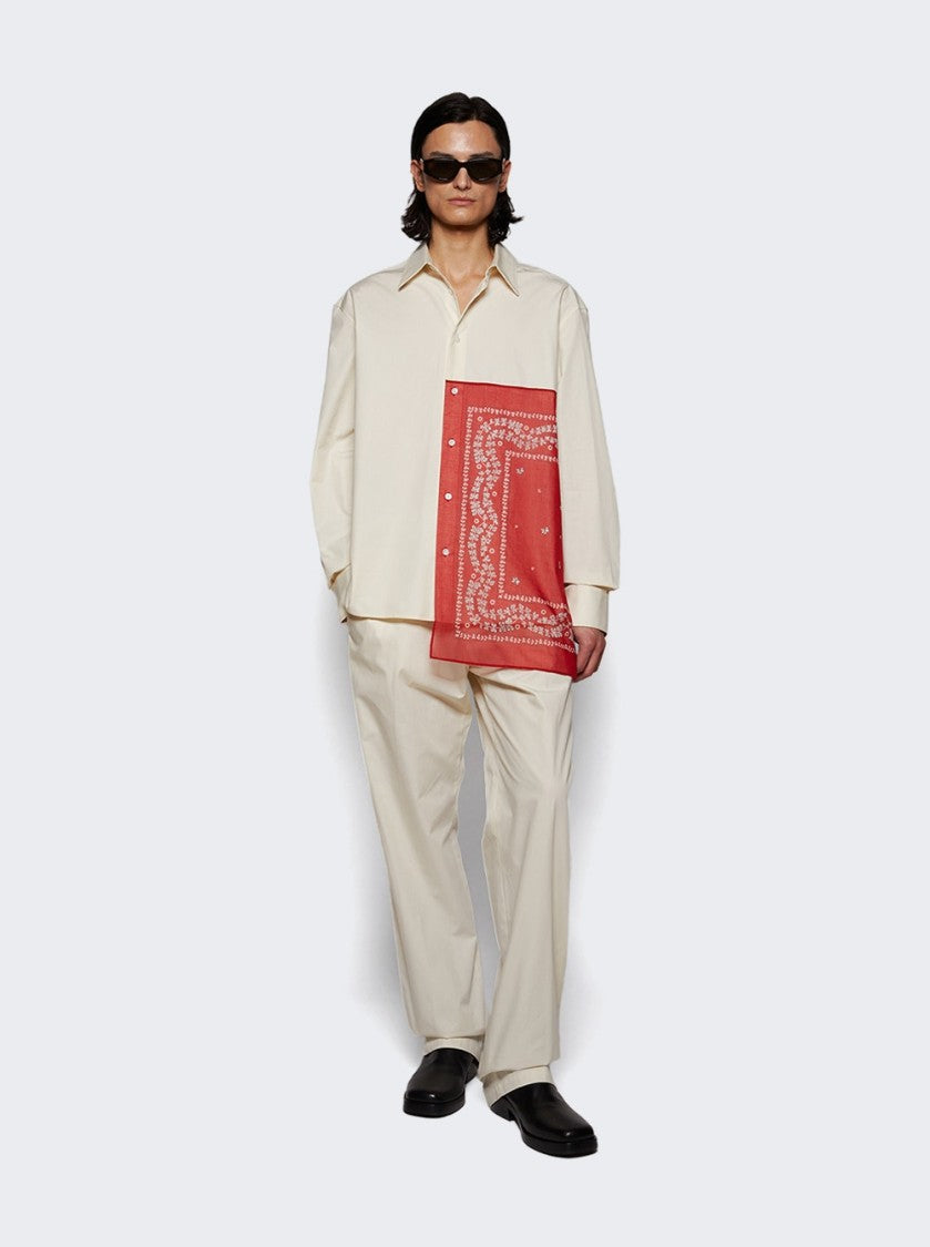 Lanvin Rateau Bandana Boxy Shirt - Off White