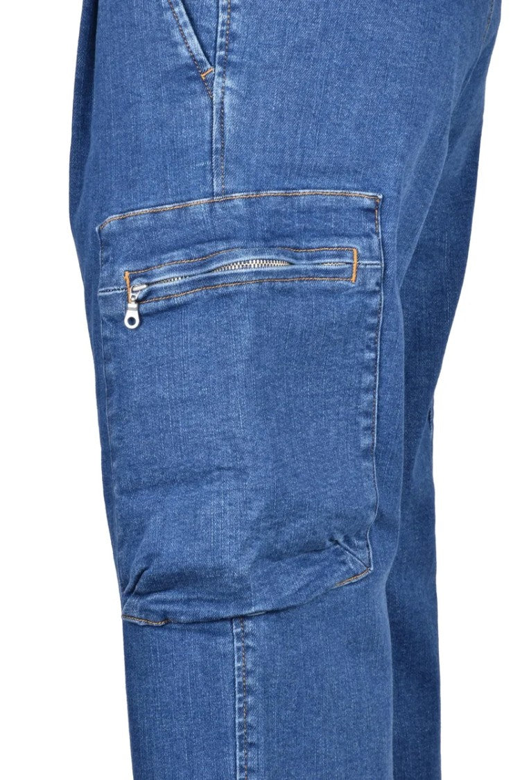 Zucca Cargo Jeans - Blue