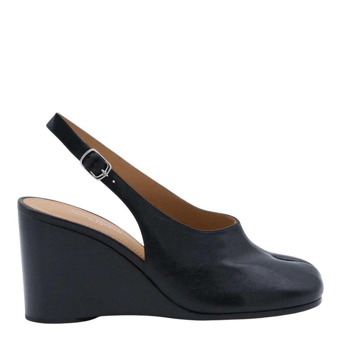 Maison Margiela Modern Black Sandals With Thin Straps