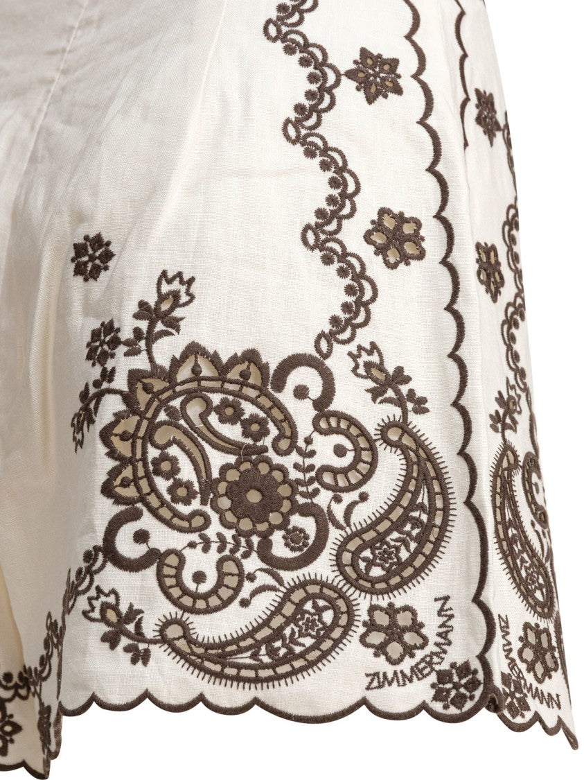 Zimmermann Ascension Embroidered Short