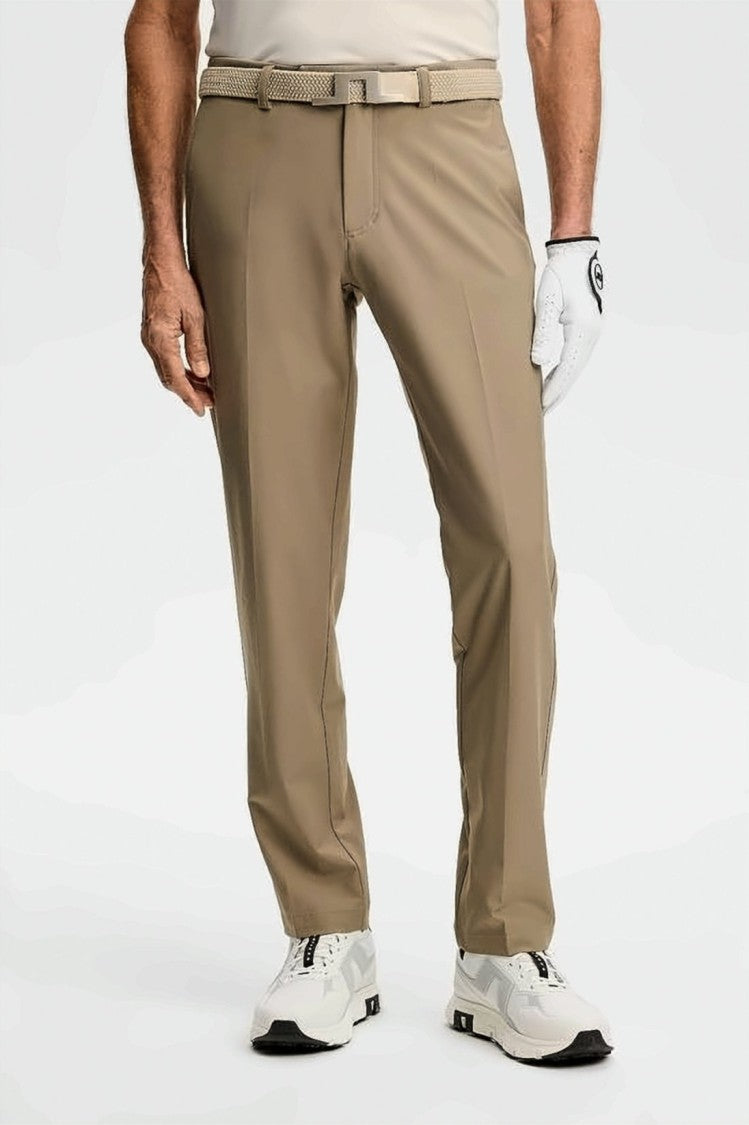 J Lindeberg Straight Tailored Pants With Smooth Finish