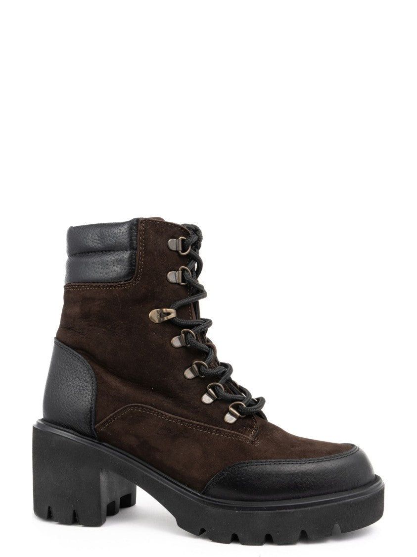 Sergio Moretti Lace-Up Ankle Boots