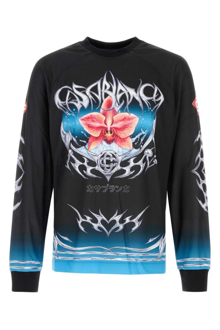 Casablanca Printed Polyester T-Shirt