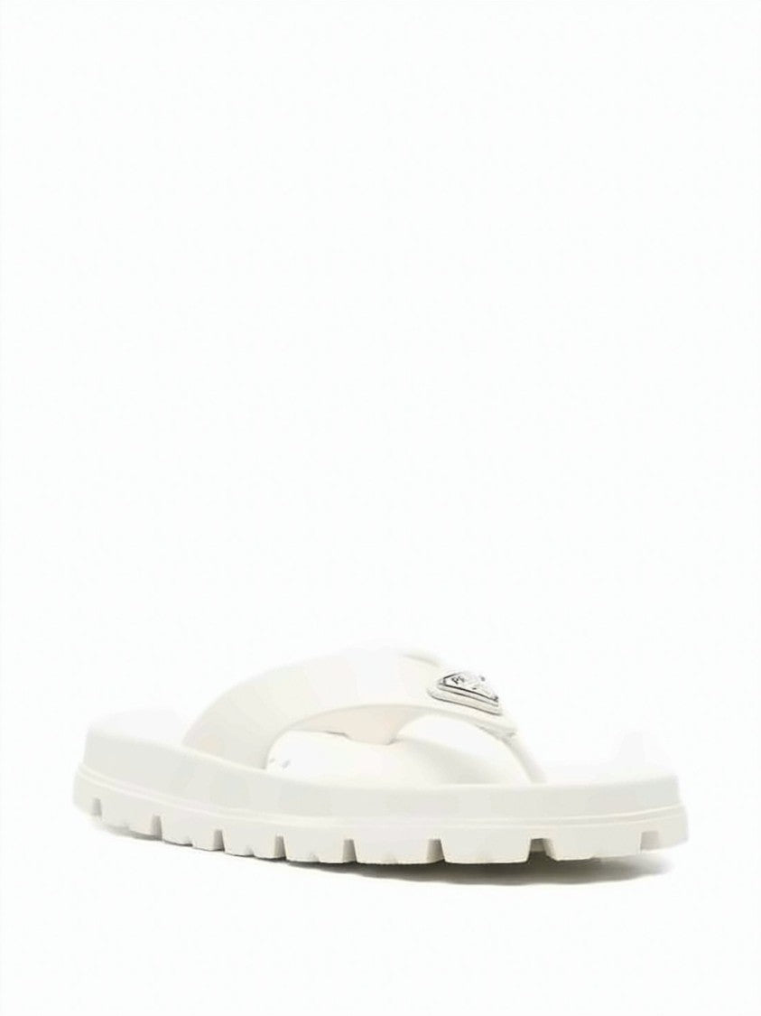 Prada Prada Monochromatic Rubber Sandals