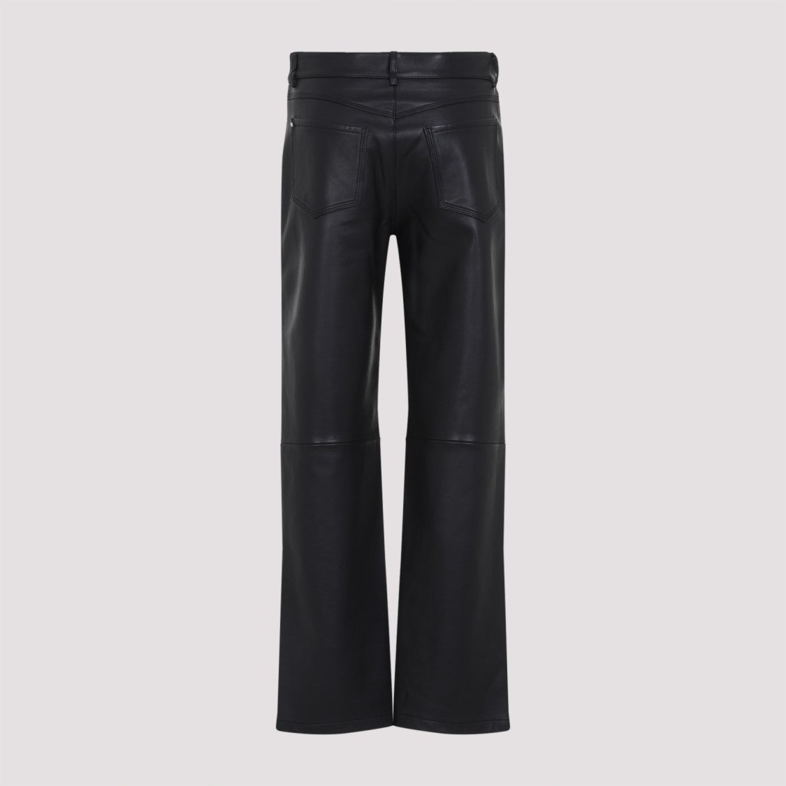 Sportmax Velo Black Leather Pants