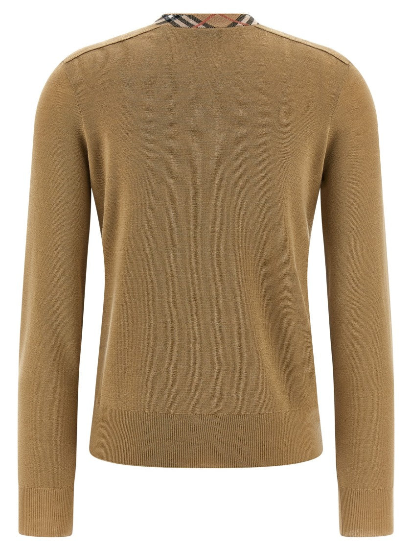 Burberry Check Insert Cardigan