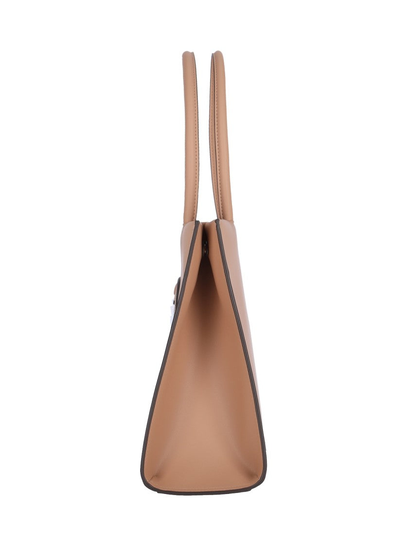 Tory Burch "Ella Bio" Small Tote Bag – Beige