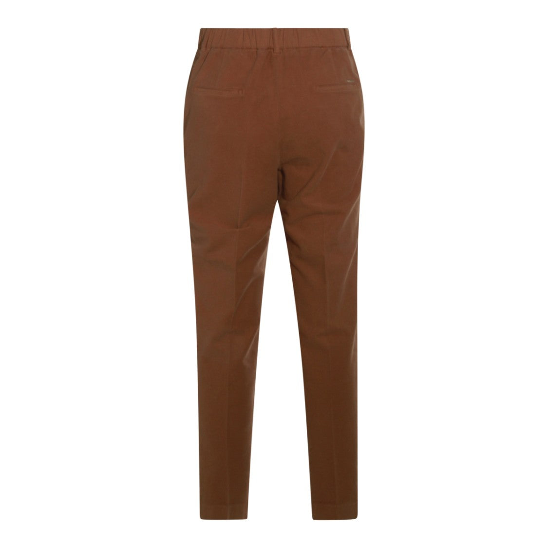 Incotex Brown Cotton Pants