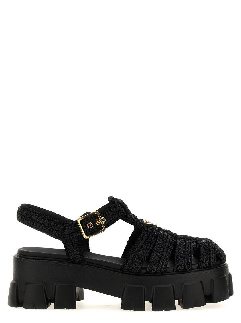 Prada Monolith Sandals