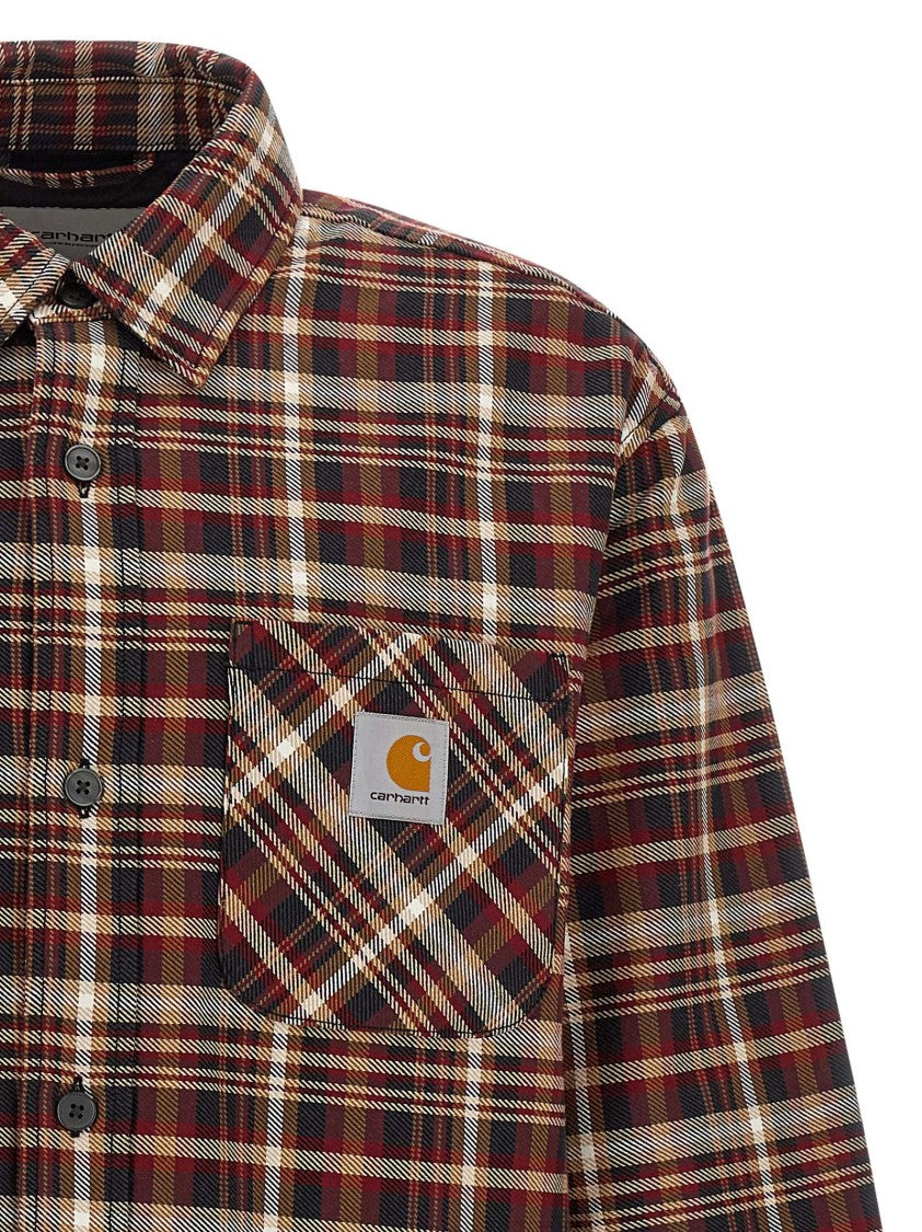 Carhartt Wip Medium-Weight Check Overshirt With Button Closure
