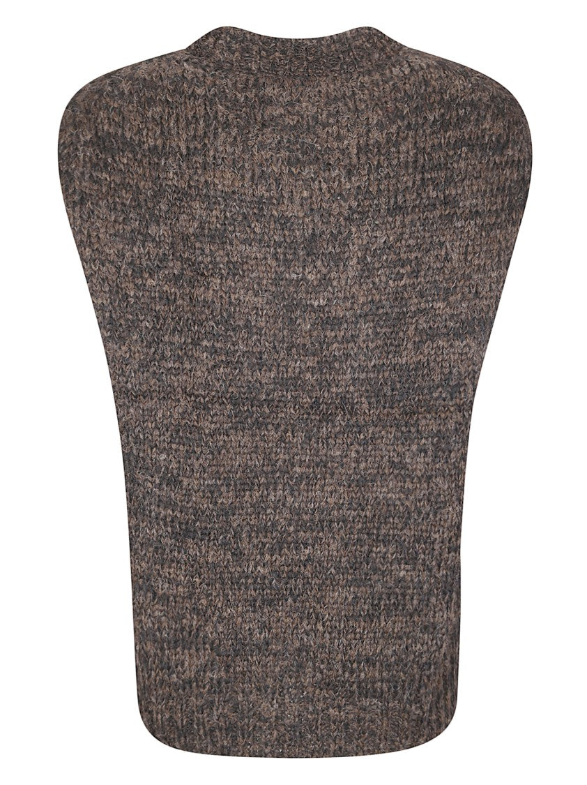 Thibault Van Der Straete Mix Color Sleeveless Sweater
