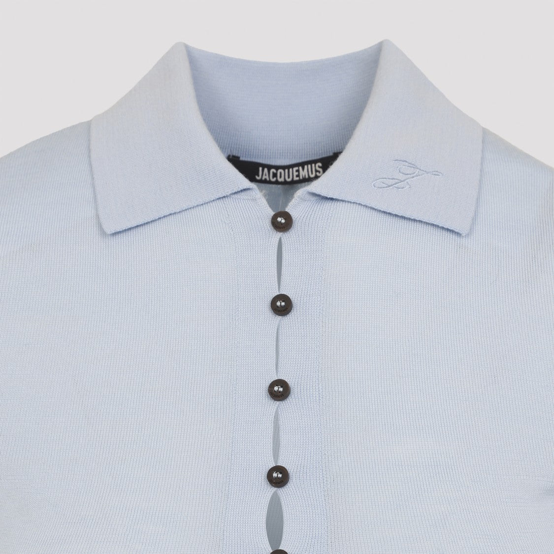 Jacquemus The Blue Merino Polo