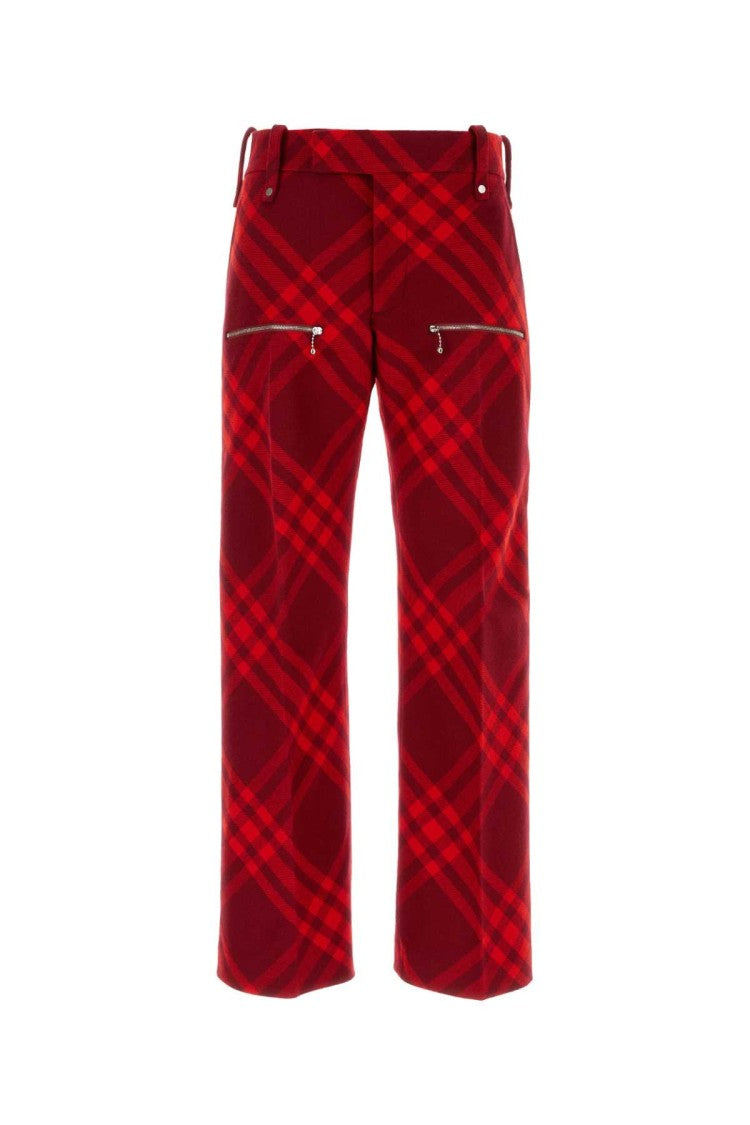 Burberry Embroidered Wool Pant