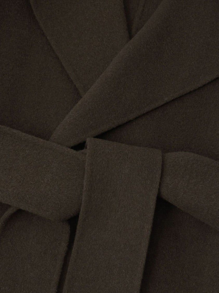 Soeur Mid-Length Wool Blend Coat