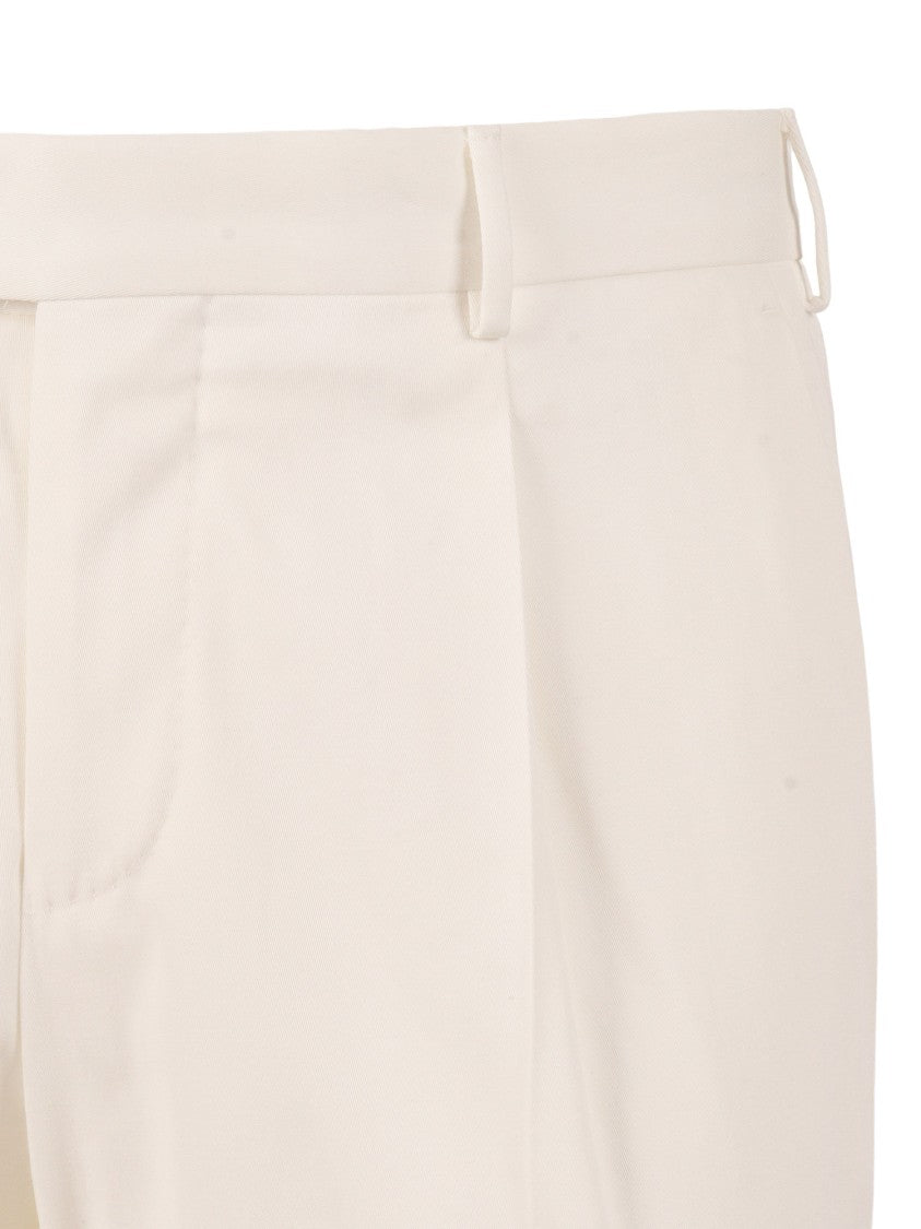 Pt01 Master Single Pleat Straight-Leg Pants