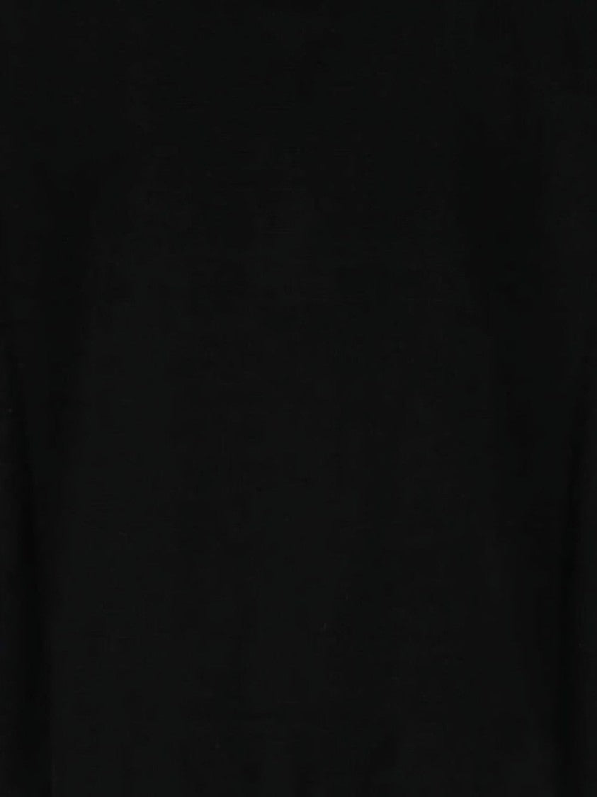 Kenzo Button-Front Black Wool Cardigan With Embroidered Motif