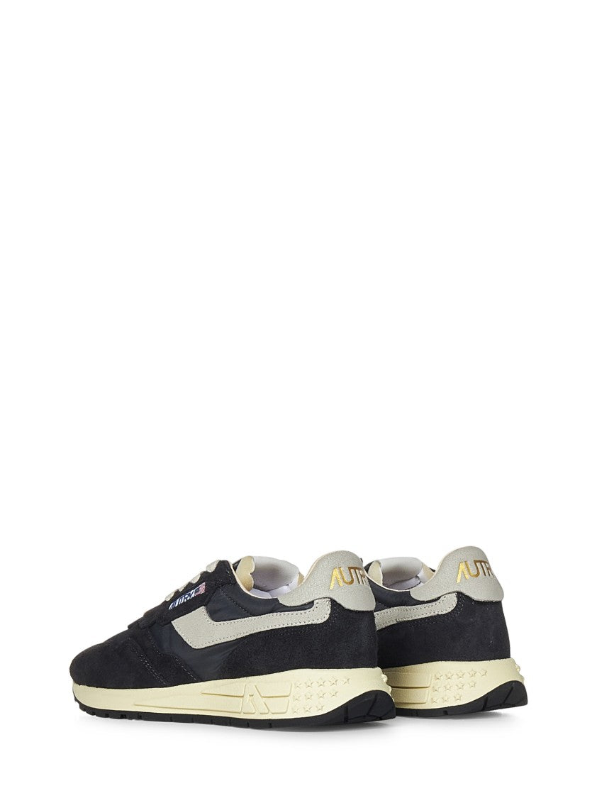 Autry Black Suede Reelwind Low