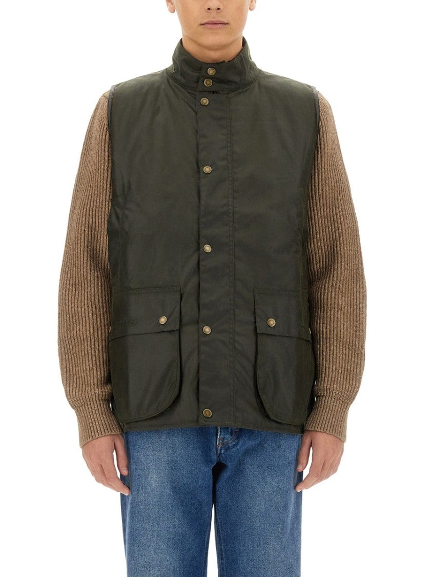 Baracuta X Barbour Vests With Logo
