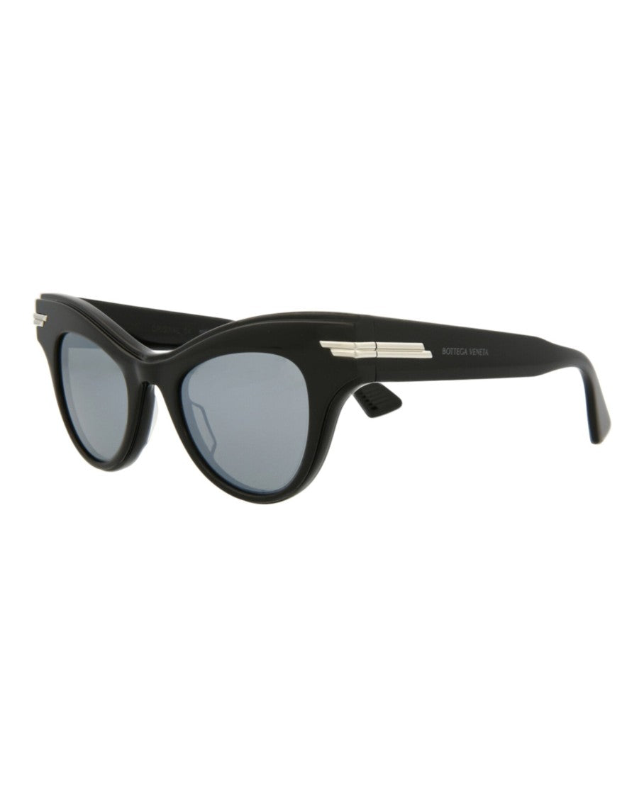 Bottega Veneta Cat Eye-Frame Acetate Sunglasses With Saddle Nose Bridge