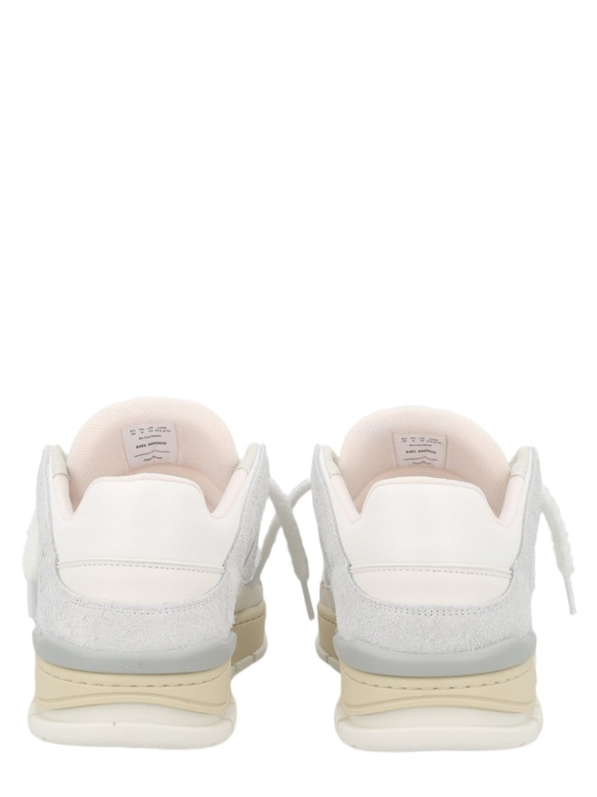 Axel Arigato Area Lo Fluffy Low-Top Leather Sneakers