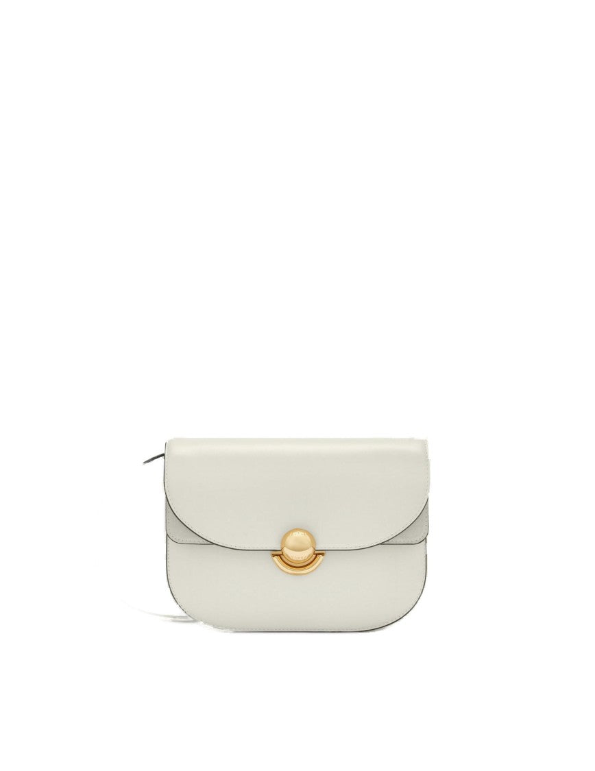 Furla Sfera S Shoulder Bag In Cream Color Leather