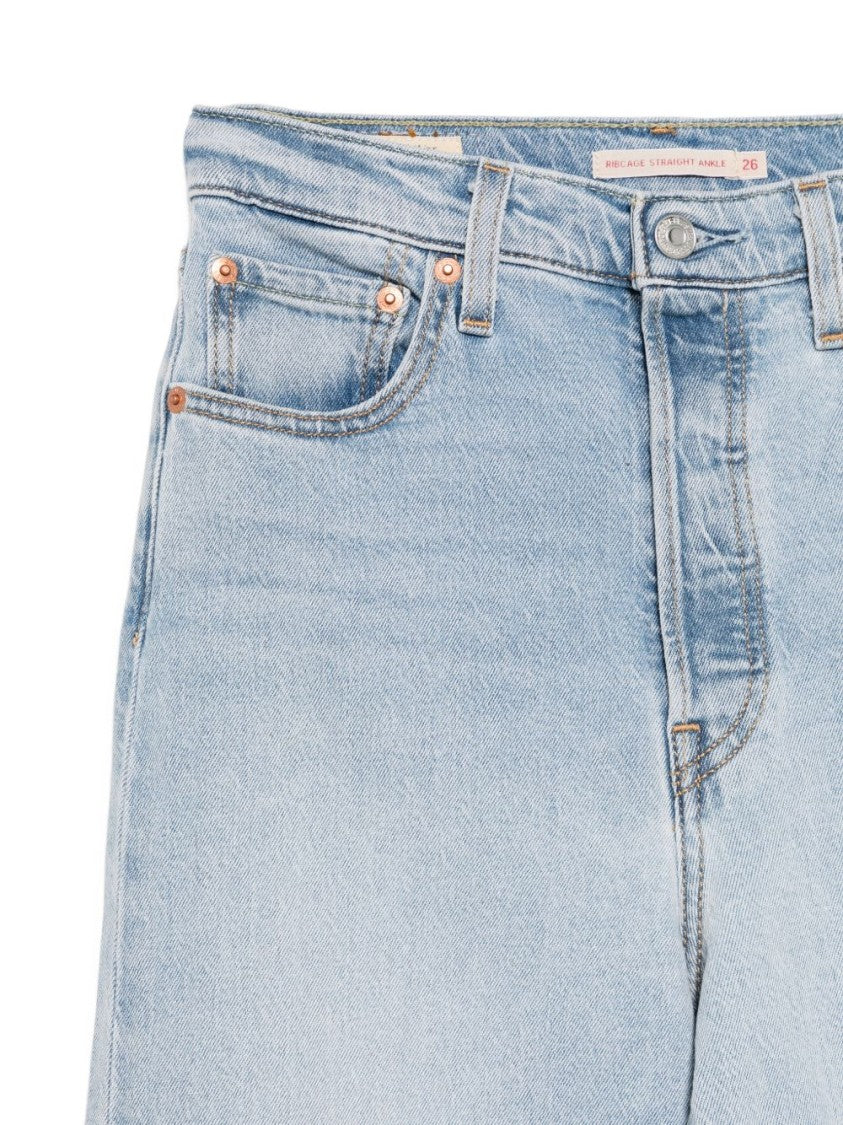 Levi's Light Blue Denim Jeans With Vintage-Inspired Design