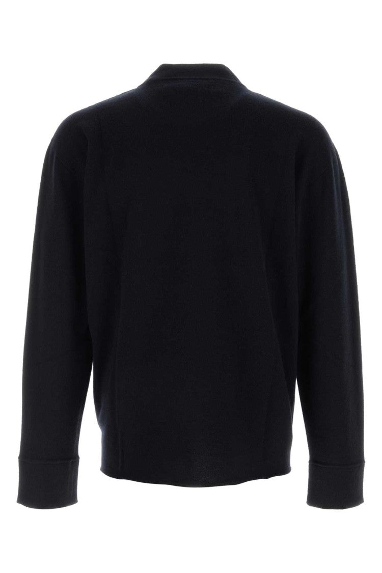 The Row Midnight Blue Stretch Cashmere Blend Hermann Sweater