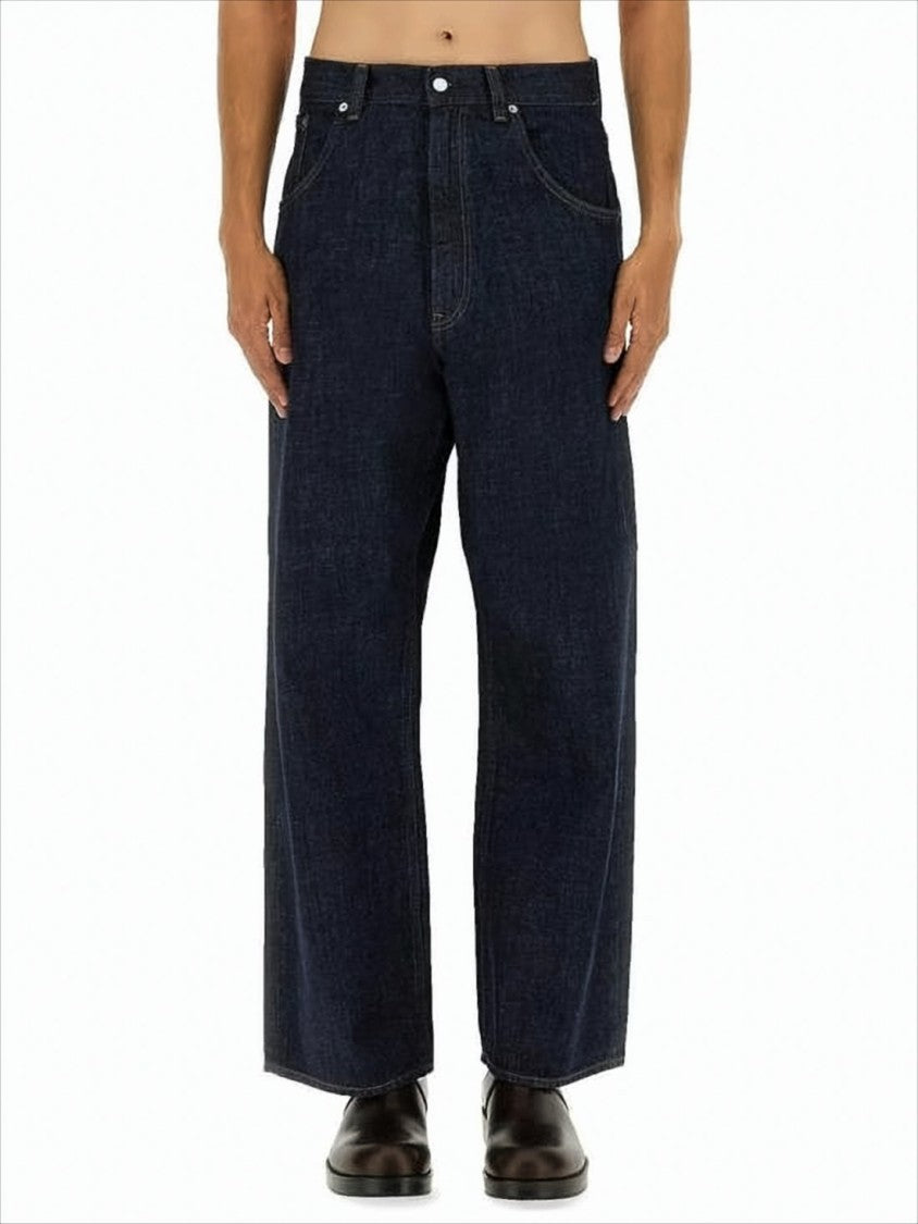 Sunflower Indigo Blue Wide-Leg Denim Pants