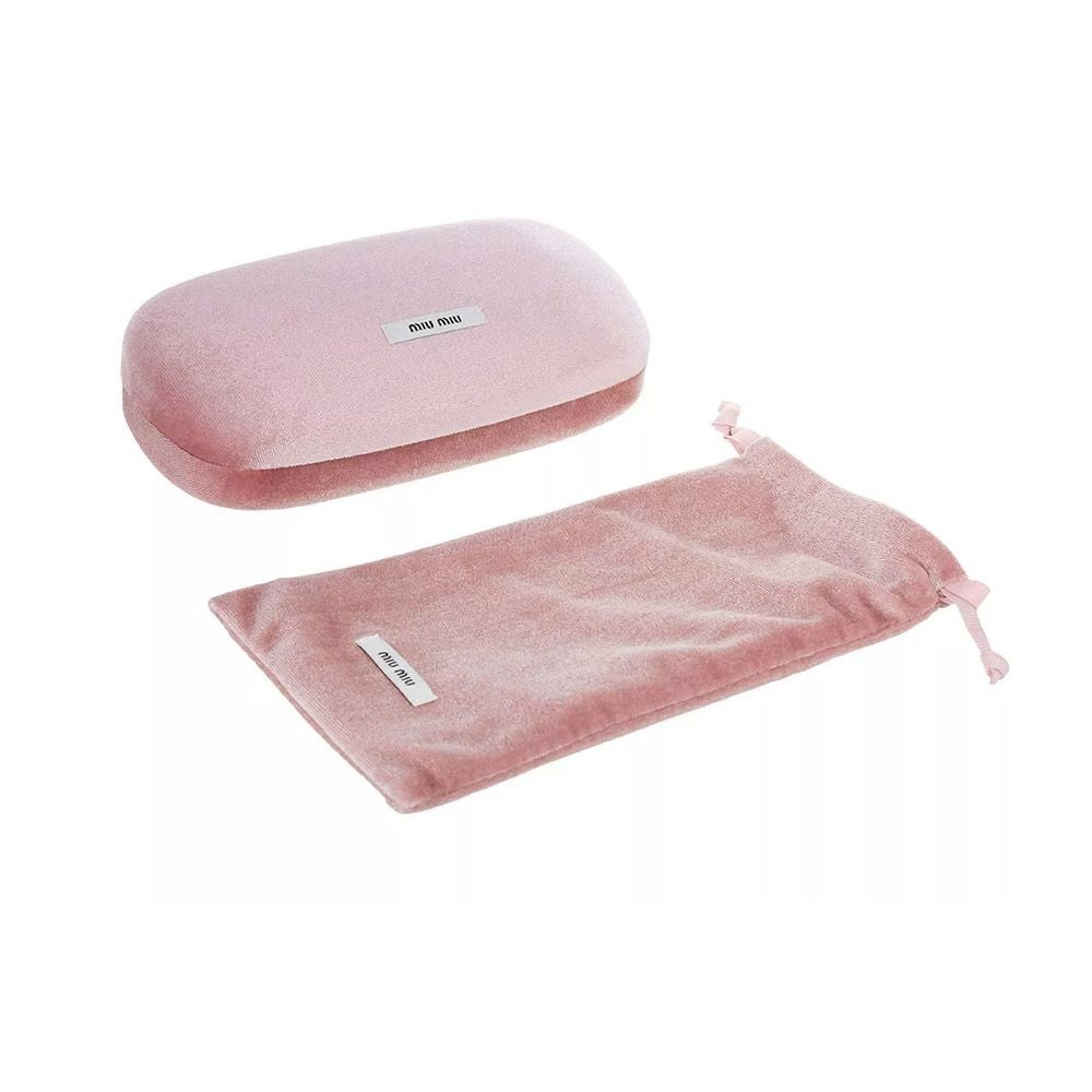 Miu Miu 0Mu 11Ws Miu Glimpse Oval Havana Acetate Sunglasses