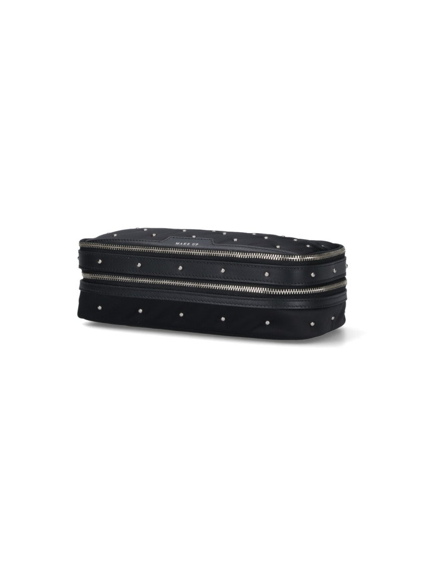 Anya Hindmarch Studs Makeup Pouch – Black