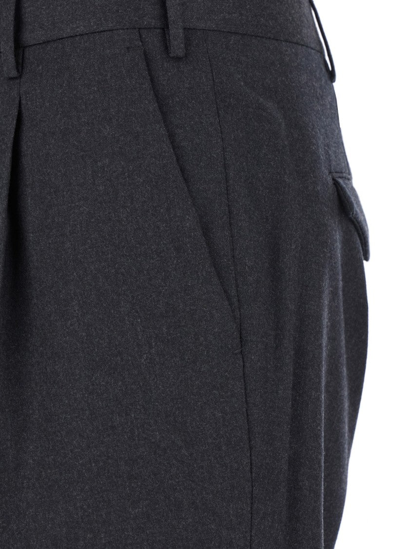 Pt Torino Slim Fit Grey Pants