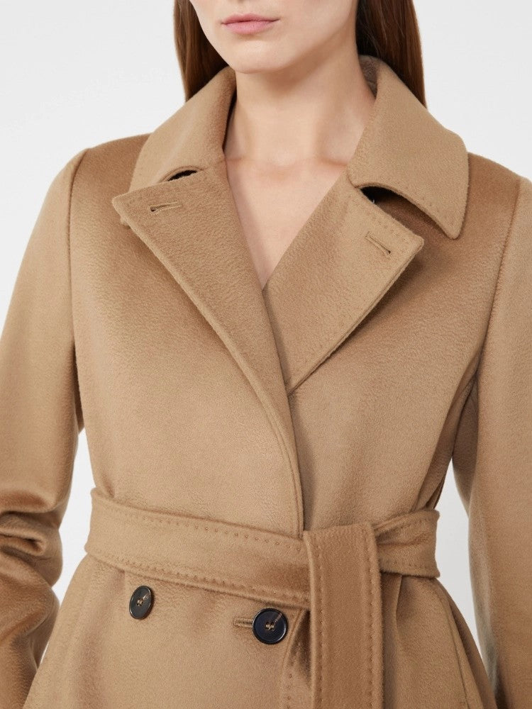 Max Mara Camel-Toned Virgin Wool Bcollage Coat