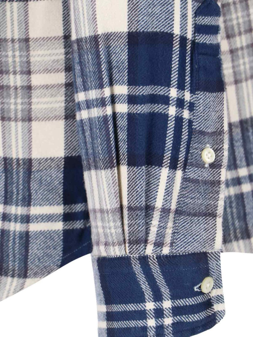Polo Ralph Lauren Plaid Button-Down Shirt With Curved Hem