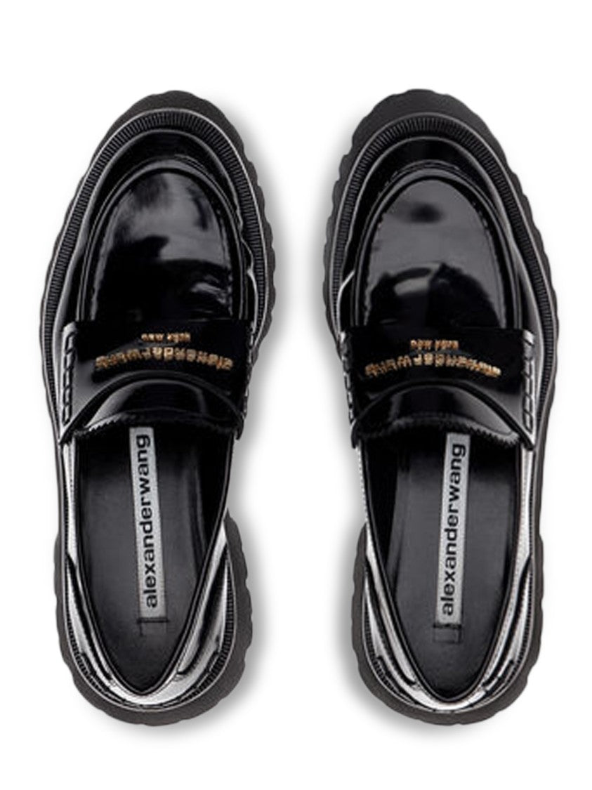 Alexander Wang Lug Sole Loafers With Silhouette