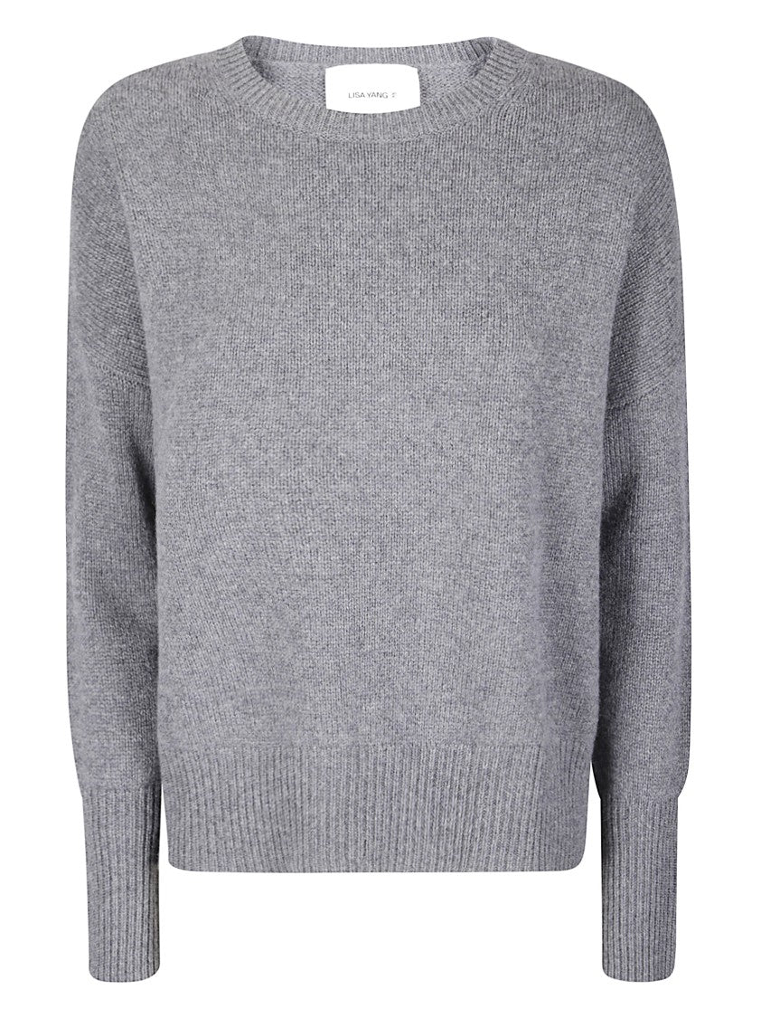 Lisa Yang Cashmere Knit Oversized Sweater With Contrasting Edge Detail