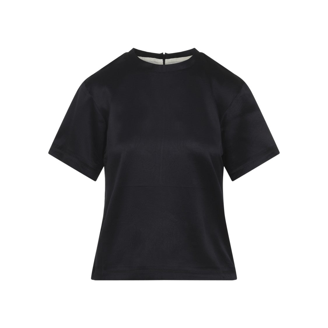 Phoebe Philo Silk-Blend T-Shirt With Subtle Zipper Detail