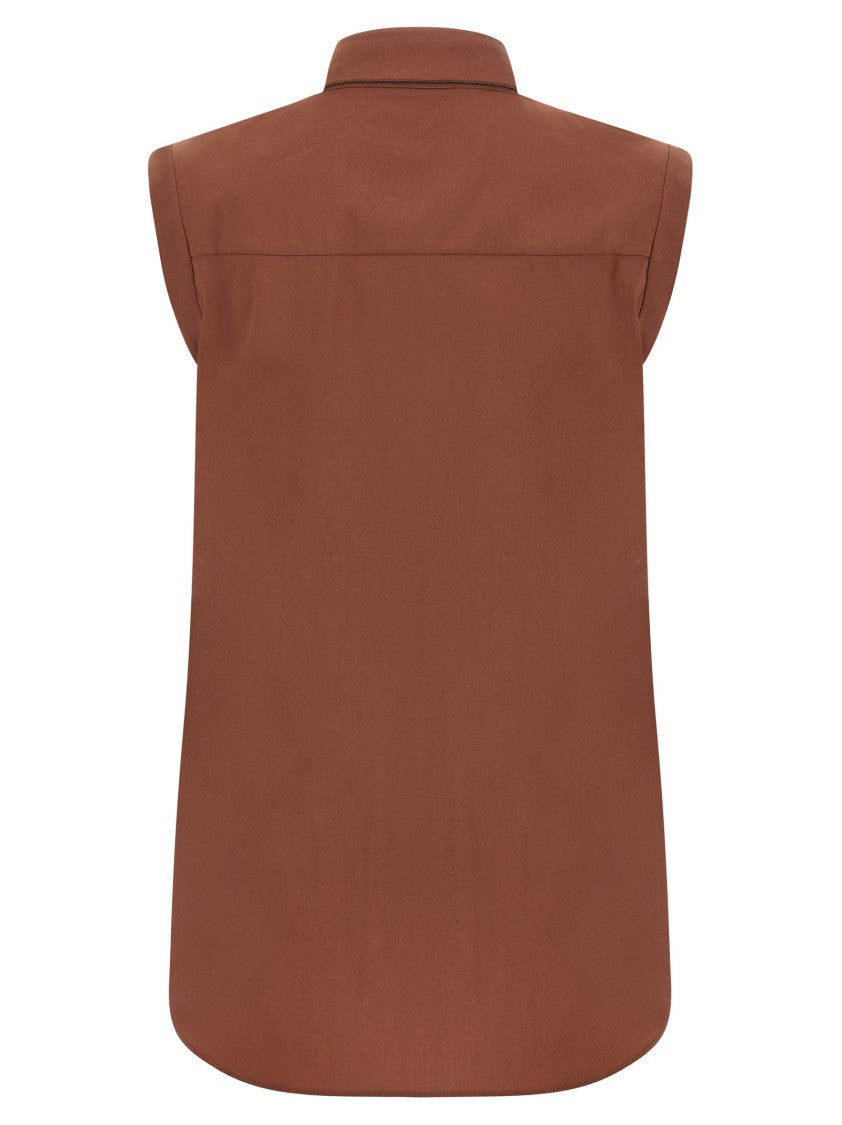 Brunello Cucinelli 'Shiny Trim' Shirt