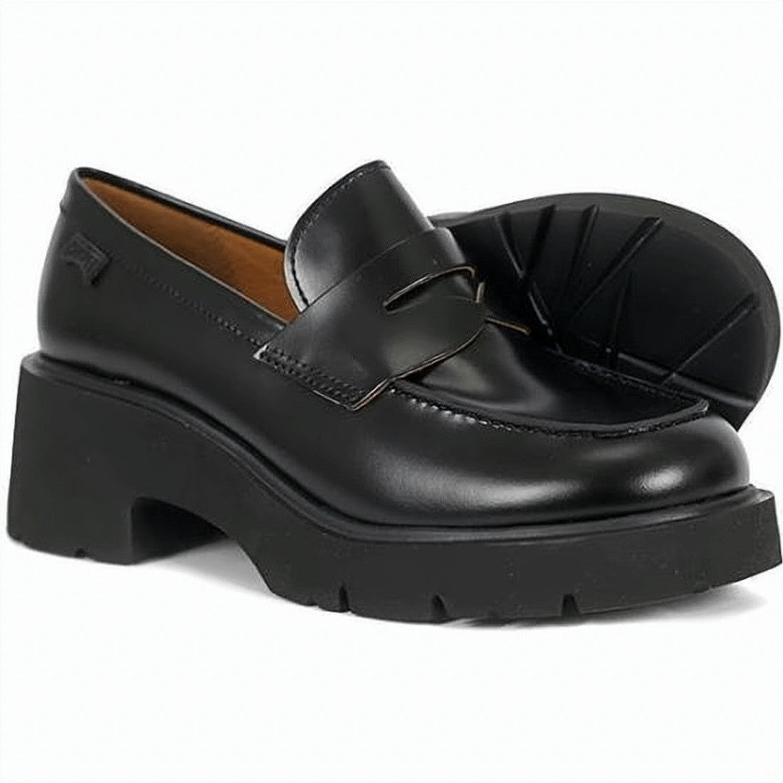 Camper Chunky Loafers With Classic Penny Strap Detail