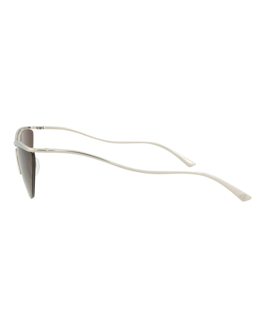 Balenciaga Cat Eye-Frame Metal Sunglasses