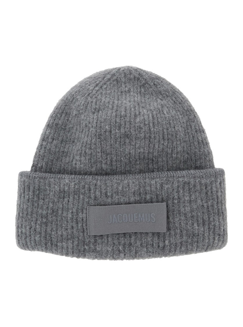 Jacquemus Grey 'Le Bonnet Gros Grain'