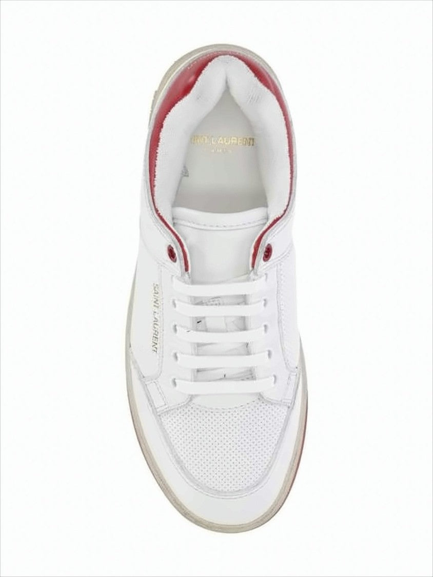 Saint Laurent Low-Top Sneakers With Calf Leather Upper