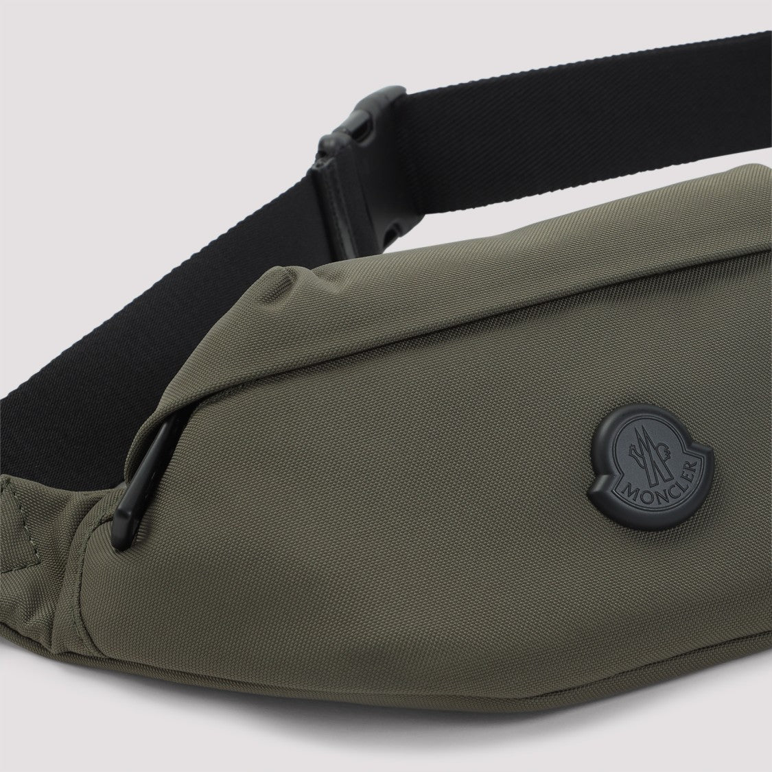 Moncler Compact Green Belt Bag With Adjustable Strap