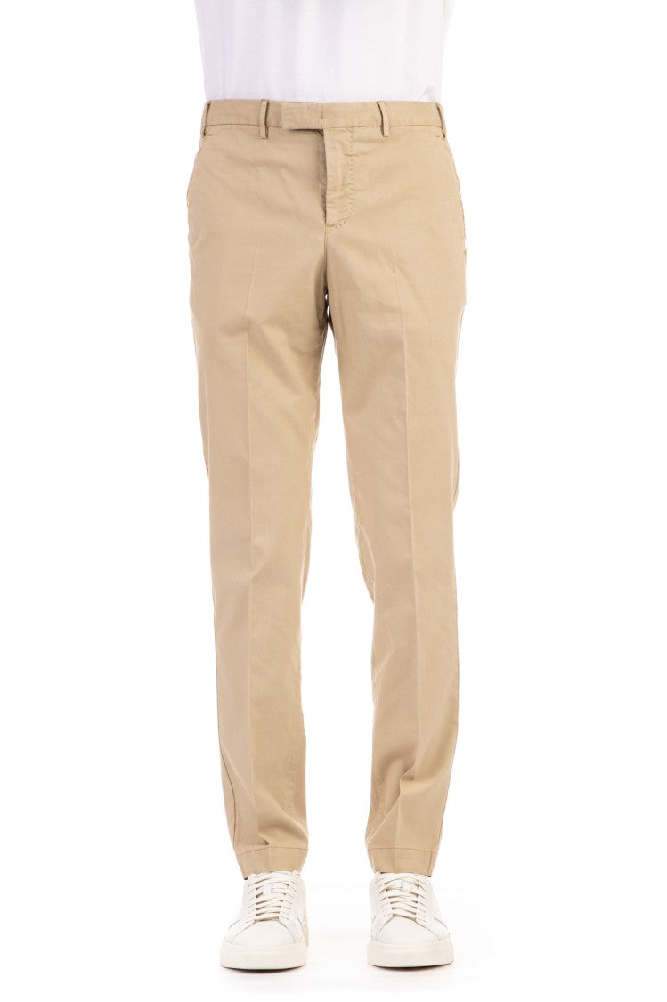 Pt Torino Cotton Twill Master Fit Trousers