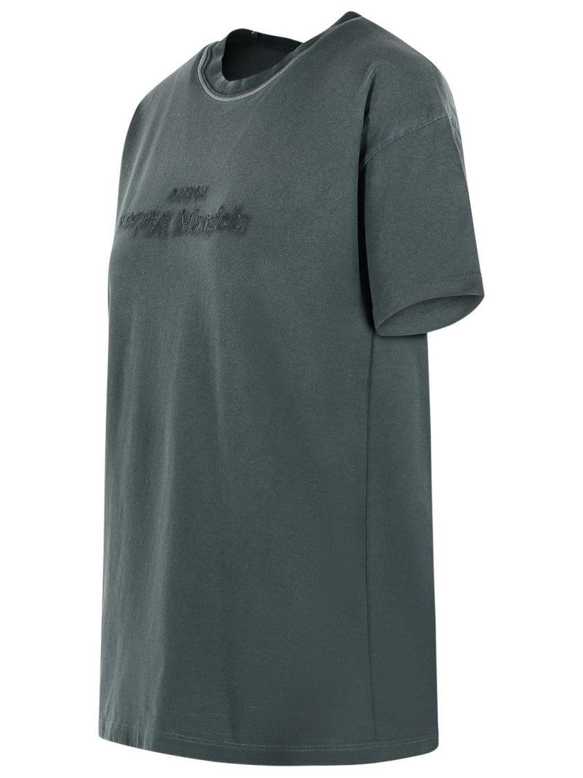 Maison Margiela Cotton Jersey T-Shirt With Reverse Embroidery