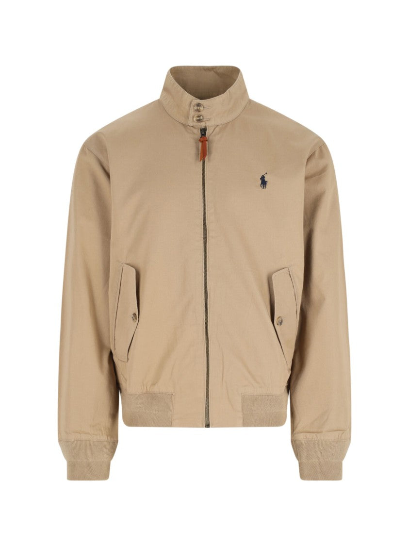 Polo Ralph Lauren Logo Zip Jacket – Beige