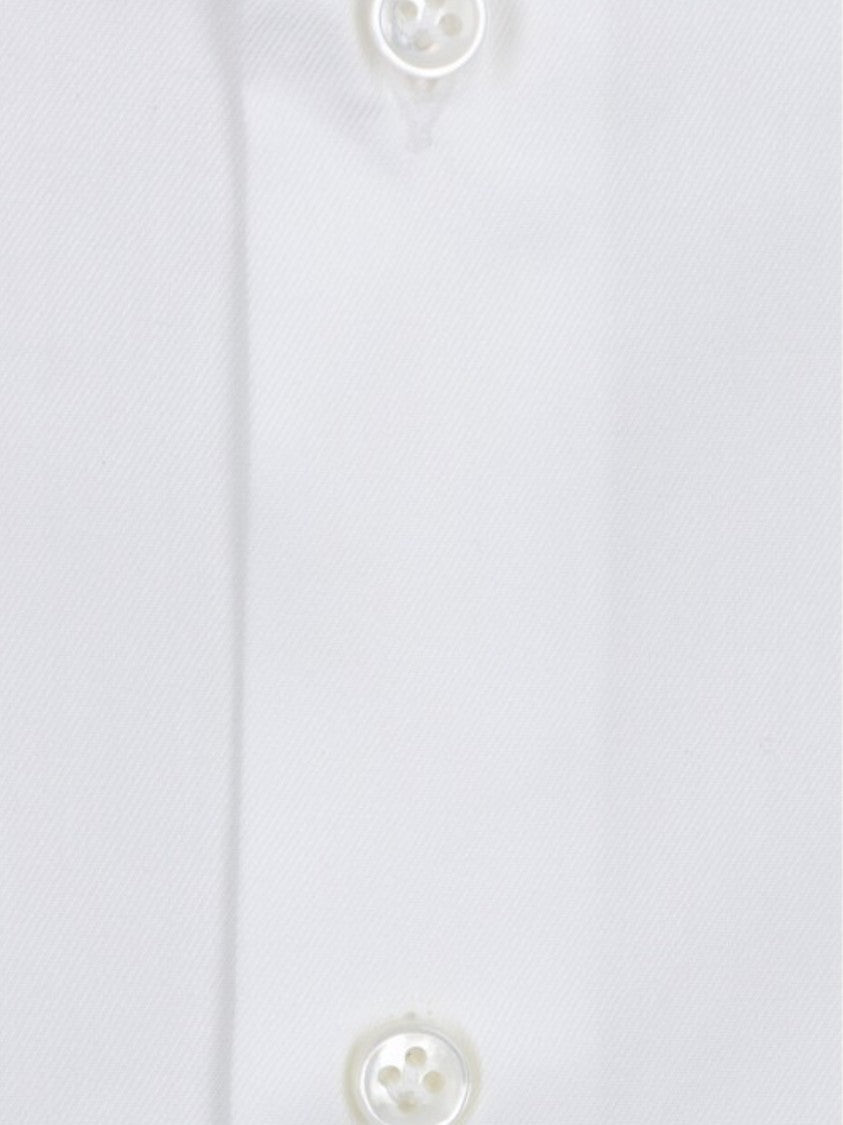 Sonrisa White Cotton Tailored Formal Shirt
