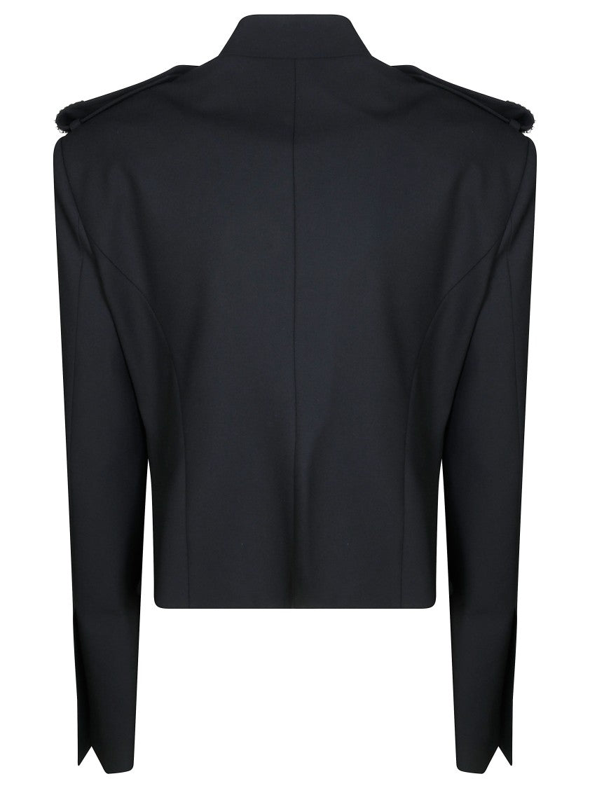 Pinko Mini Bi-Stretch Epaulette Jacket