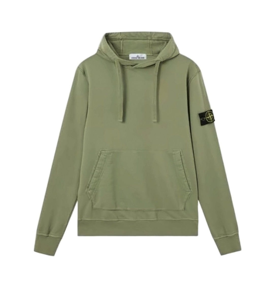Stone Island Minimalist Green Hoodie