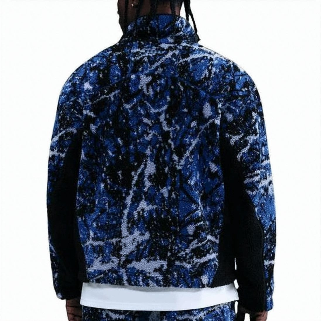 Nike Abstract Patterned Blue Nike Jacket